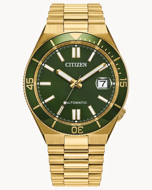 TSUYOSA Shore Green Dial Stainless Steel Bracelet NJ0232-53X | CITIZEN TSUYOSA Shore Green Dial Stainless Steel Bracelet NJ0232-53X | CITIZEN